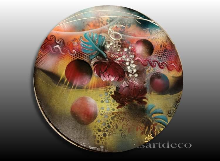 Tableau Abstrait Original Eclosion Tableau Abstrait Original Eclosion