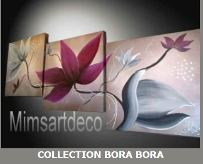 Tableaux collection bora bora 