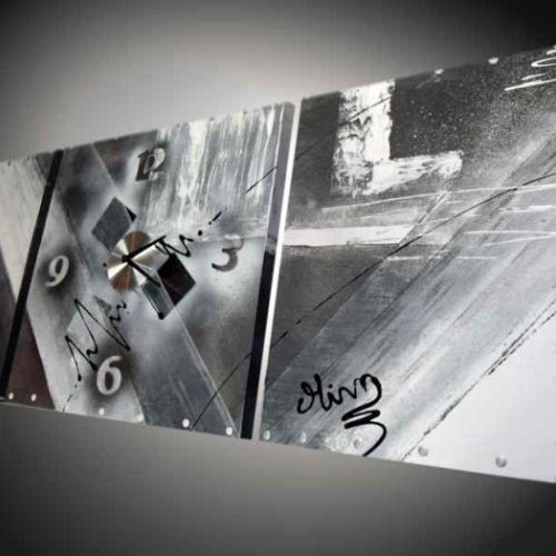 Tableaux Horloge Glacial