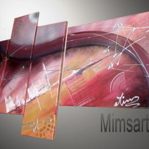 Tableau ville abstrait Big Ben