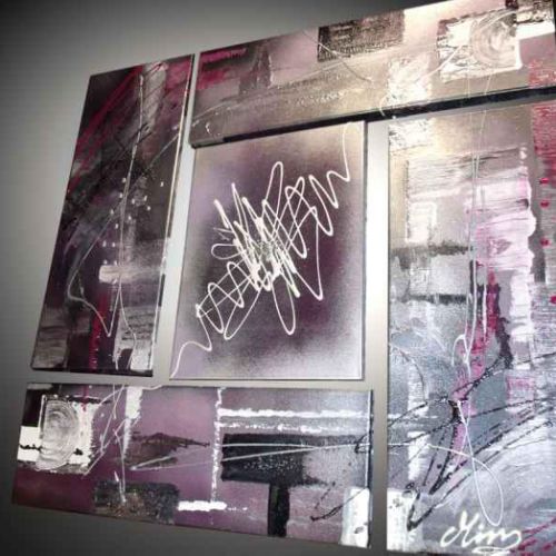 Tableau abstrait Signature