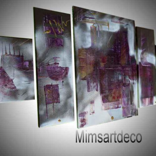 tableau moderne empreintes