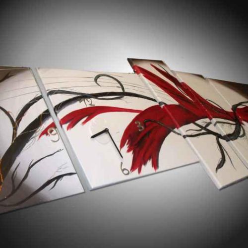 L‘envolée du temps Tableau horloge