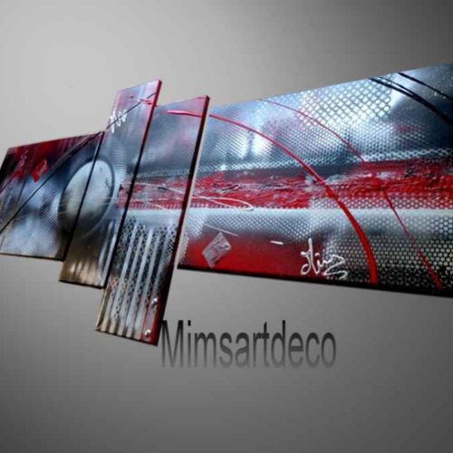 Tableau moderne terre metal