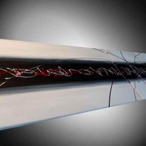 Tableau blanc et noir Mire