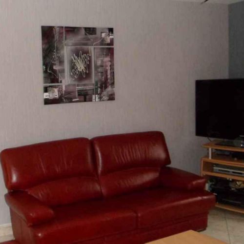 CADRE PEINTURE deco rouge