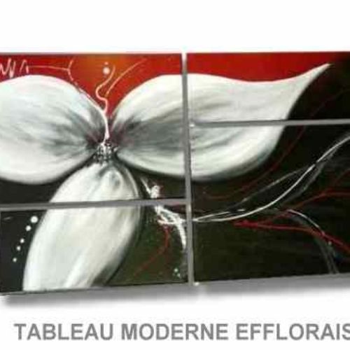 TABLEAU MODERNE EFFLORAISON