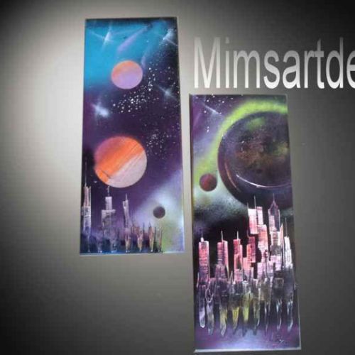 Tableau Planete Mauve