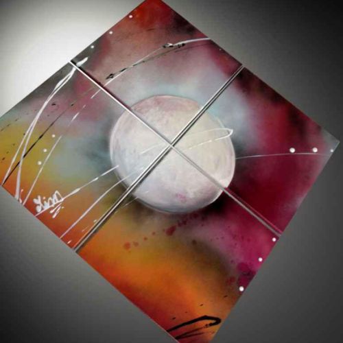 Tableaux abstrait Moon