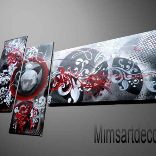 TABLEAU BAROQUE ROUGE