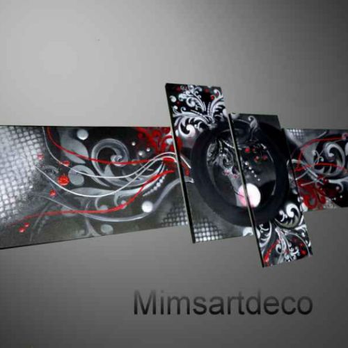 Tableau Baroque rouge