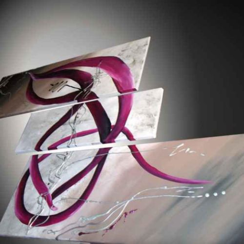 Tableau abstrait Silver Tears