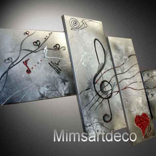 Tableau abstrait Mélodies