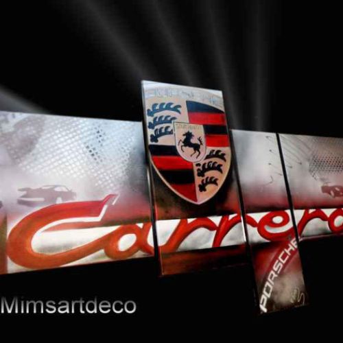 Logo Porsche Carrera Rouge