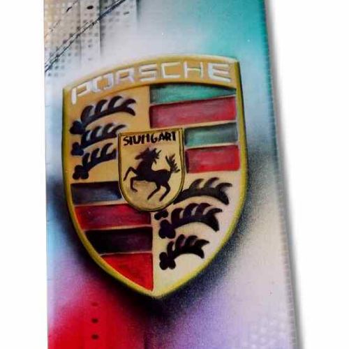 Cadre logo Porsche