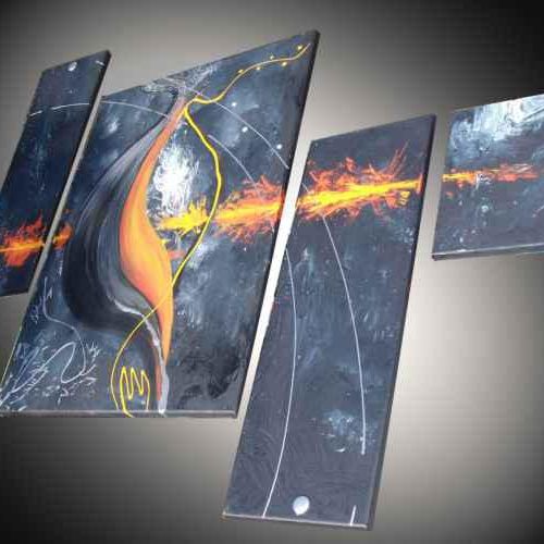 Tableau moderne Magma