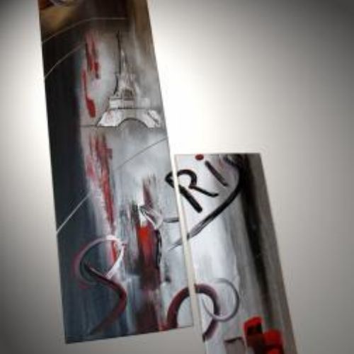 Tableau Paris 2 toiles