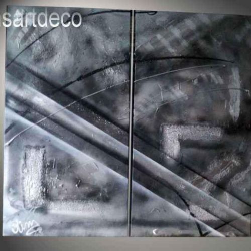 Tableau abstrait Tube xxl