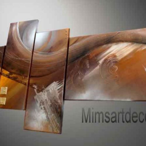 Tableau abstrait Greed is bad