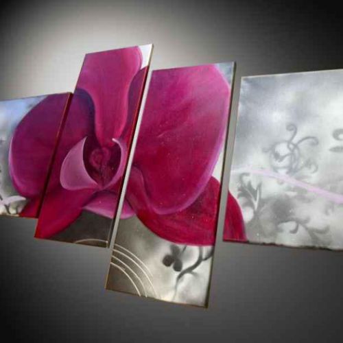 Tableau Orchidée mauve