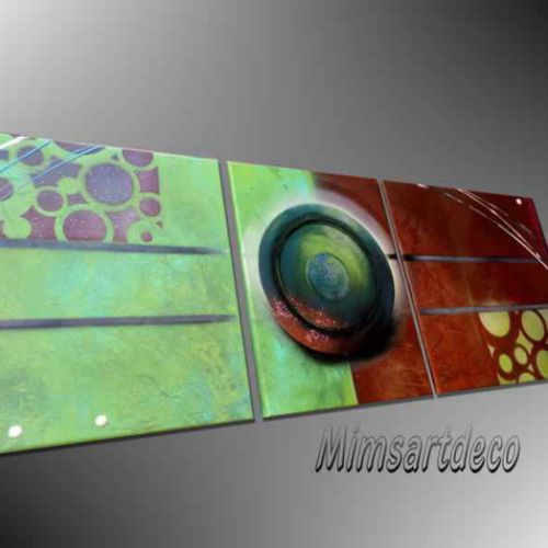 Tableau Sonoribulle vert anis