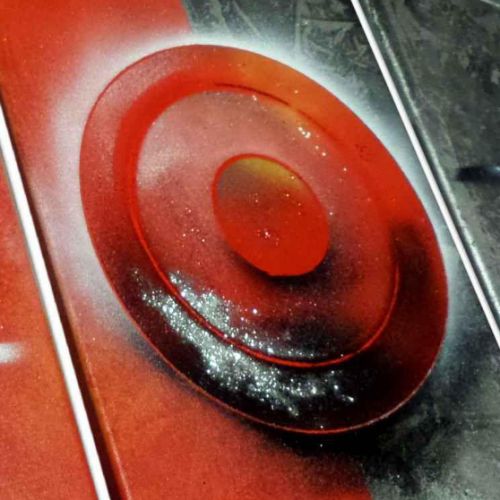 Tableau Sonoribulle rouge detail