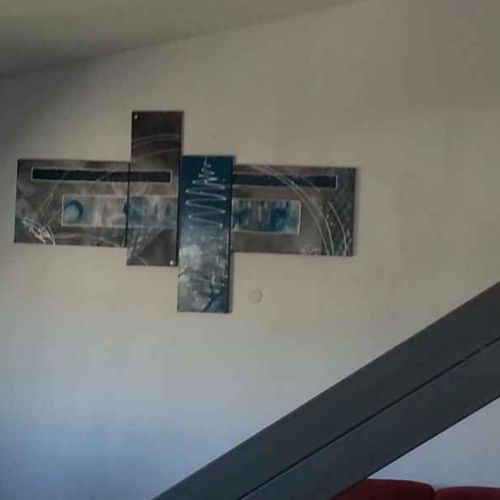 Decoration maison TABLEAU bleu