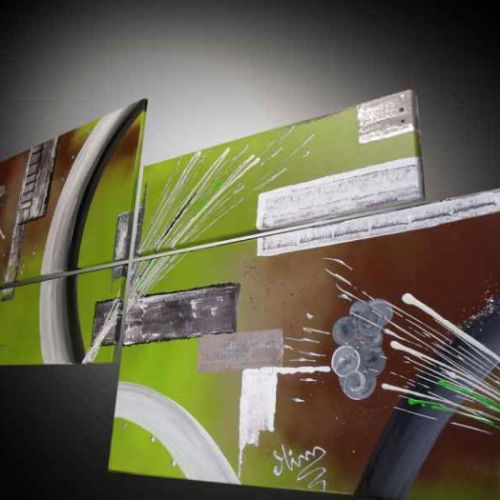 Atmosphere tableaux moderne vert