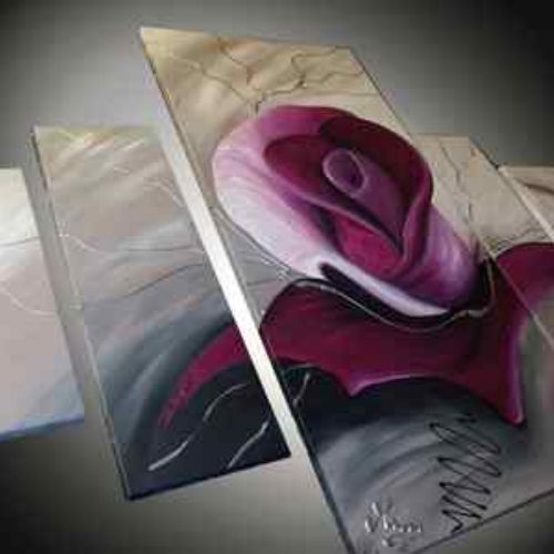 Tableau rose Pourpre