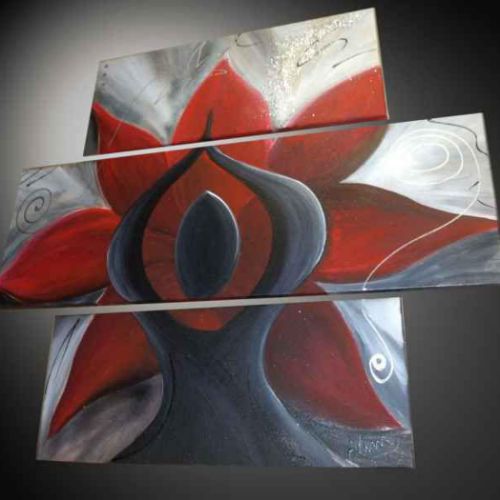 Tableau abstrait Namasté