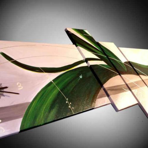 Tableau horloge fleur Virulence