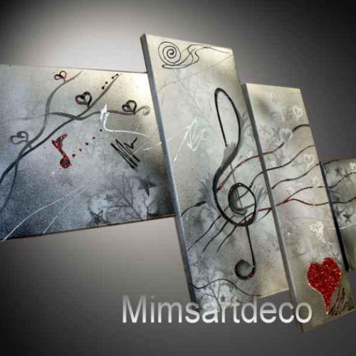 Tableau abstrait Mélodies