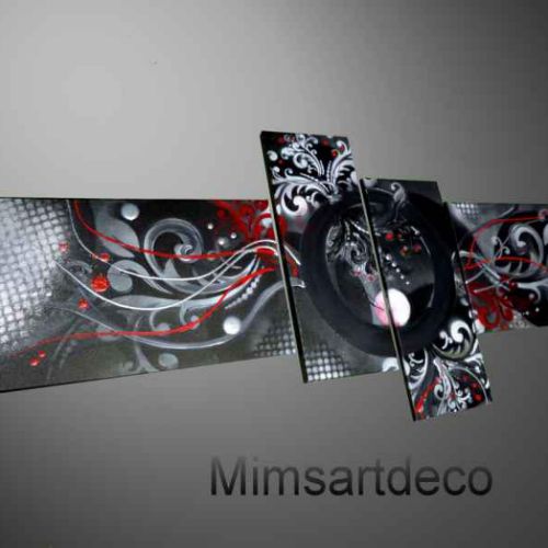 Tableau Baroque rouge